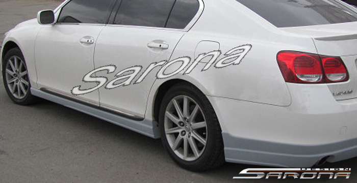 Custom Lexus GS300-400  Sedan Side Skirts (2006 - 2012) - $490.00 (Part #LX-019-SS)